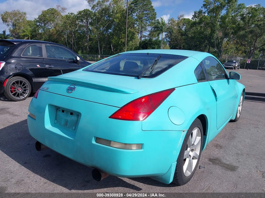 2003 Nissan 350Z Touring VIN: JN1AZ34E03T016108 Lot: 39308928
