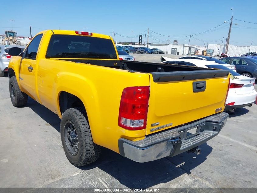 2007 GMC Sierra 1500 Work Truck VIN: 1GTEC14017Z627874 Lot: 39308994