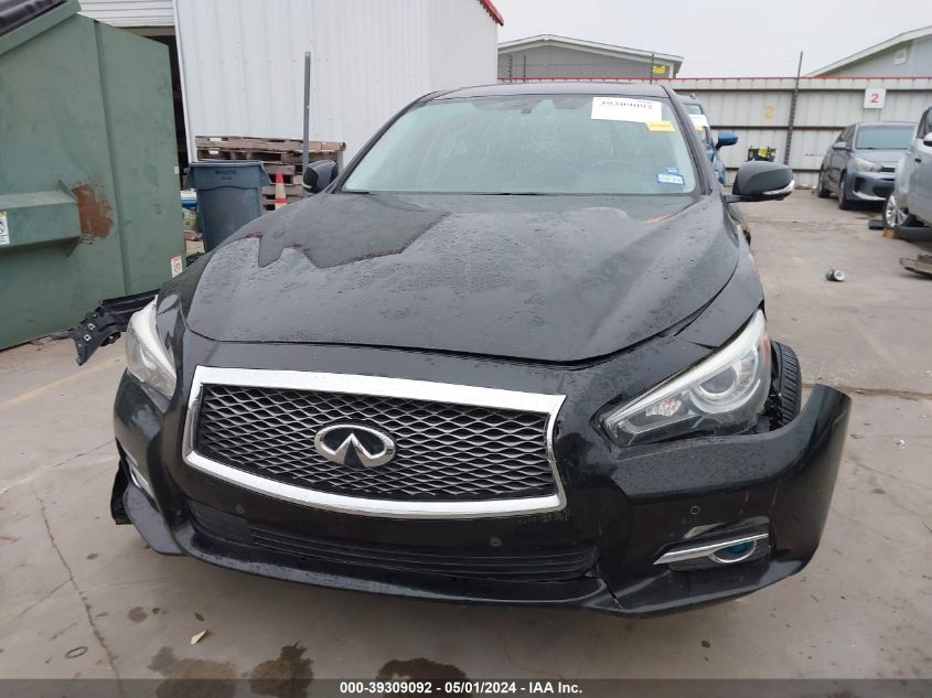 2014 Infiniti Q50 Premium VIN: JN1BV7AP5EM674324 Lot: 39309092