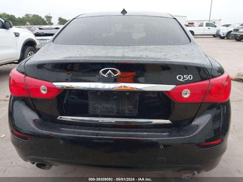 2014 Infiniti Q50 Premium VIN: JN1BV7AP5EM674324 Lot: 39309092