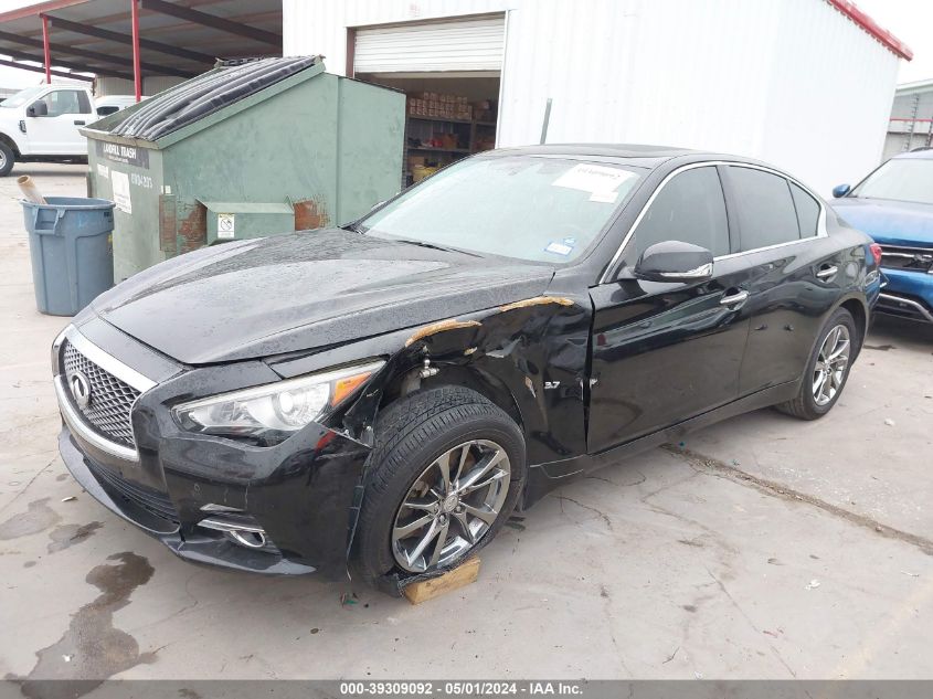 2014 Infiniti Q50 Premium VIN: JN1BV7AP5EM674324 Lot: 39309092