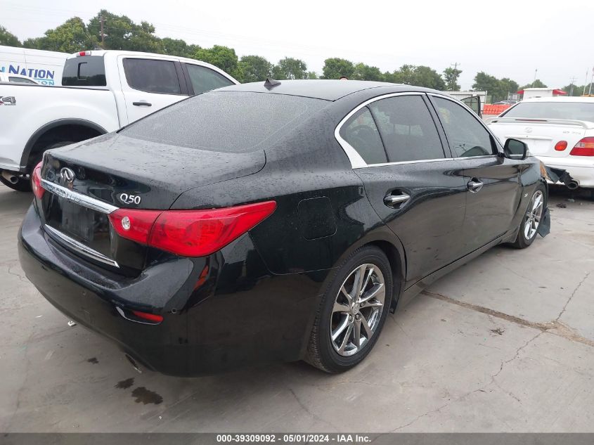 2014 Infiniti Q50 Premium VIN: JN1BV7AP5EM674324 Lot: 39309092