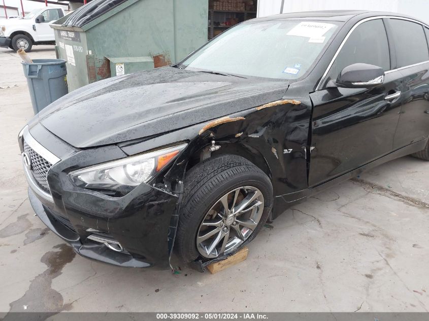 2014 Infiniti Q50 Premium VIN: JN1BV7AP5EM674324 Lot: 39309092