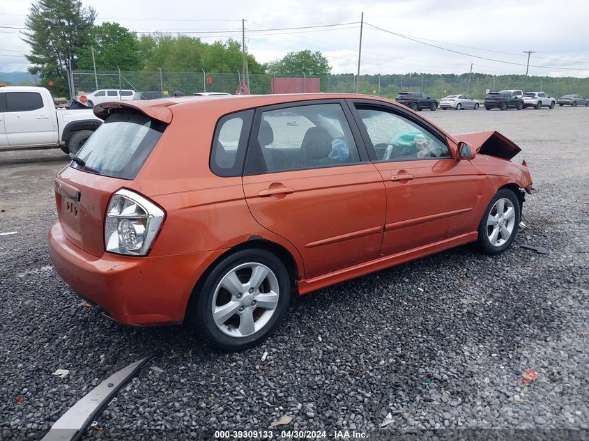 2007 Kia Spectra5 Sx VIN: KNAFE161375007679 Lot: 39309133