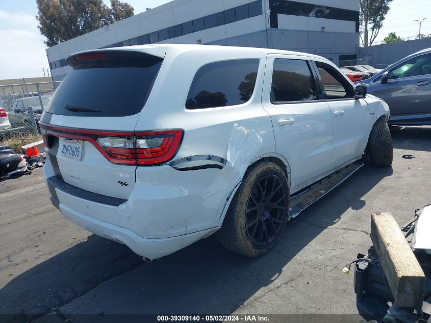 2021 Dodge Durango R/T Rwd VIN: 1C4SDHCT5MC554592 Lot: 39309140