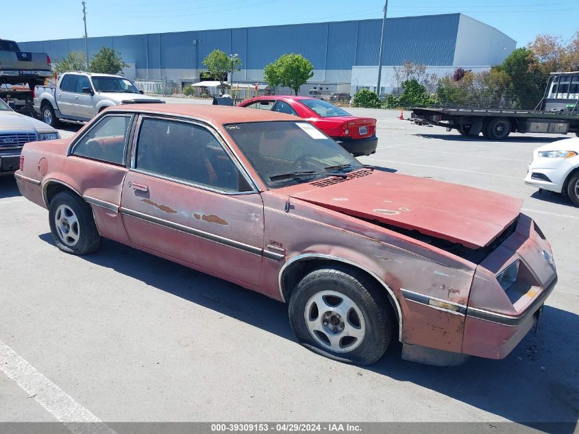 BUICK SKYHAWK 1985. Lot# 39309153. VIN 1G4JS27P2FK442283. Photo 1