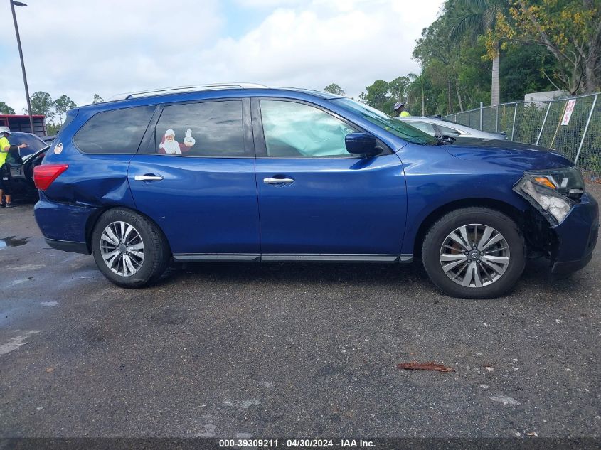 2019 Nissan Pathfinder Sv VIN: 5N1DR2MN7KC619975 Lot: 39309211