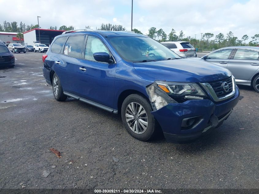 2019 Nissan Pathfinder Sv VIN: 5N1DR2MN7KC619975 Lot: 39309211