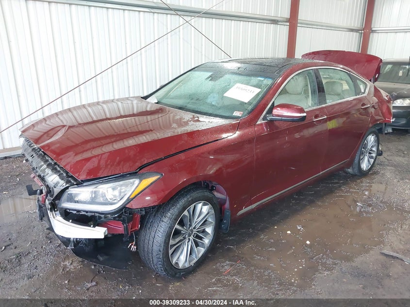 2016 Hyundai Genesis 3.8 VIN: KMHGN4JE1GU106716 Lot: 39309233