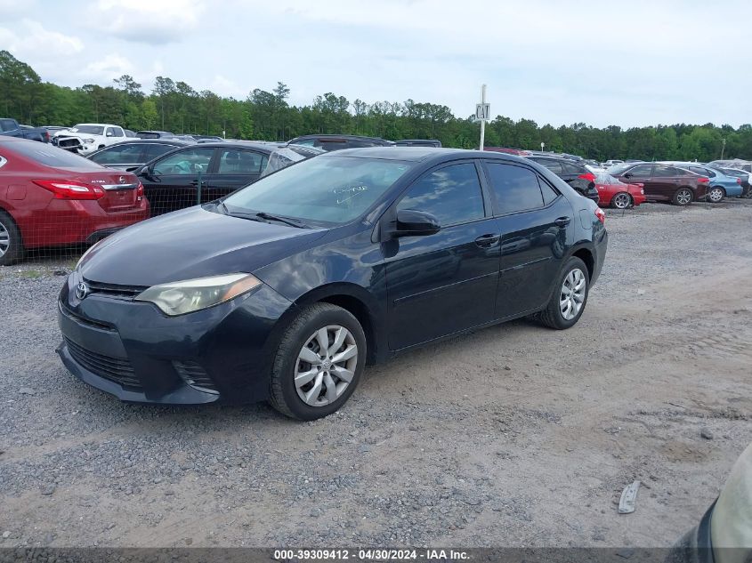 2015 Toyota Corolla Le VIN: 5YFBURHE8FP182353 Lot: 39309412