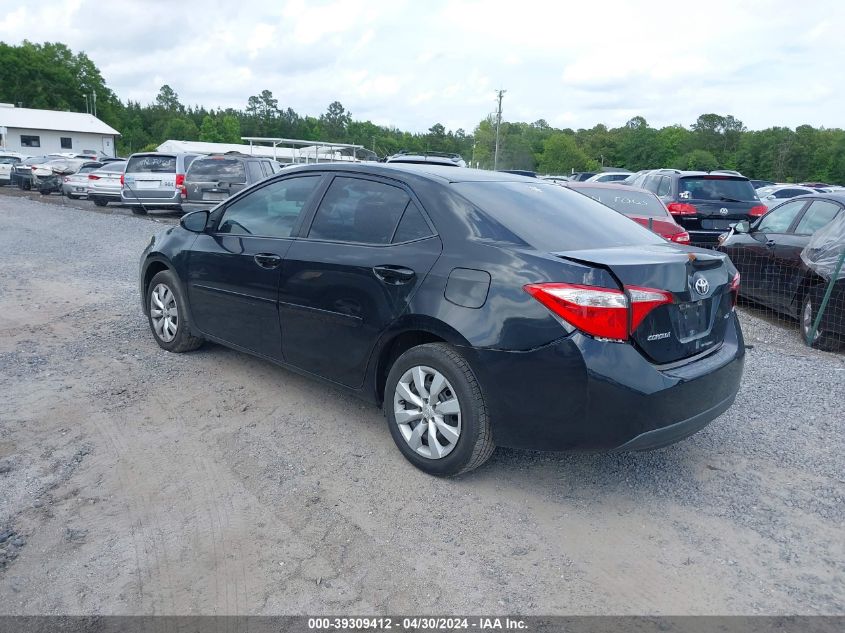 2015 Toyota Corolla Le VIN: 5YFBURHE8FP182353 Lot: 39309412