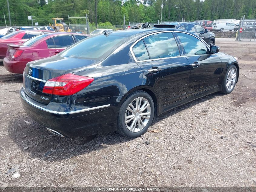 2014 Hyundai Genesis 3.8 VIN: KMHGC4DD0EU263241 Lot: 39309464