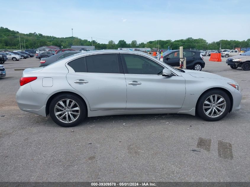 2016 Infiniti Q50 3.0T Premium VIN: JN1EV7AR4GM343235 Lot: 39309578