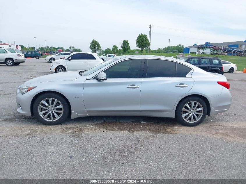 2016 Infiniti Q50 3.0T Premium VIN: JN1EV7AR4GM343235 Lot: 39309578