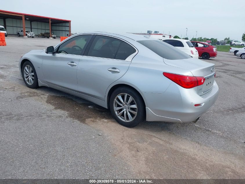 2016 Infiniti Q50 3.0T Premium VIN: JN1EV7AR4GM343235 Lot: 39309578