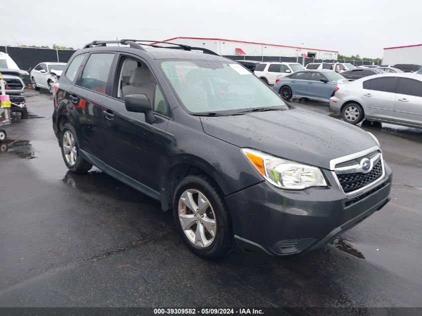 2015 Subaru Forester 2.5I VIN: JF2SJABC1FH506564 Lot: 39309582