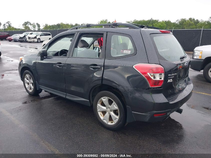 2015 Subaru Forester 2.5I VIN: JF2SJABC1FH506564 Lot: 39309582