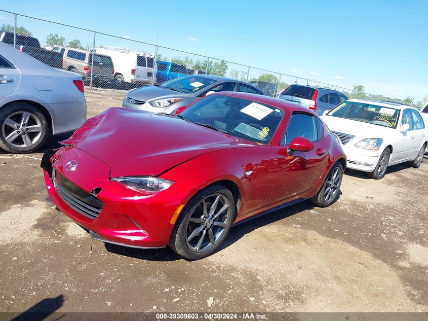 2019 Mazda Mx-5 Miata Rf Grand Touring VIN: JM1NDAM70K0302558 Lot: 39309603