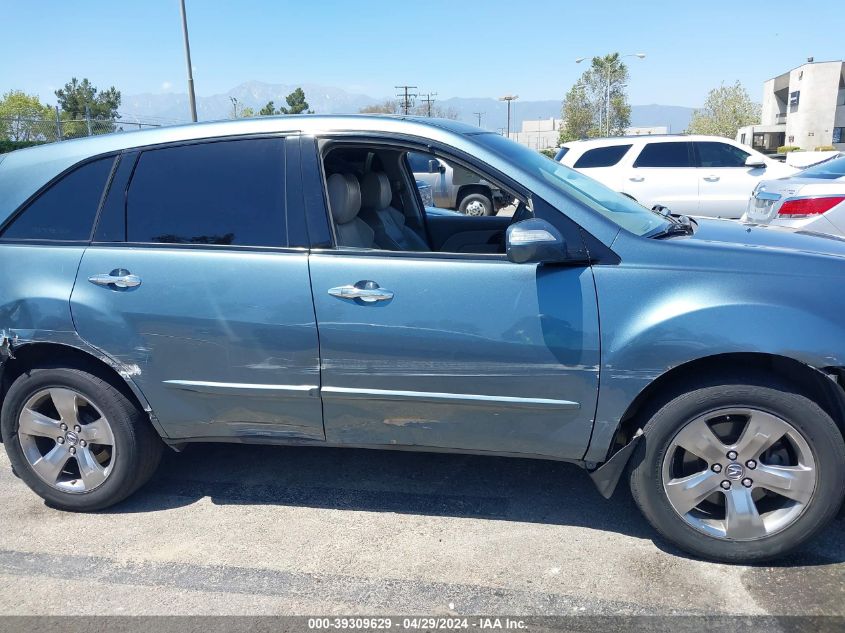 2007 Acura Mdx Sport Package VIN: 2HNYD28817H536565 Lot: 39309629