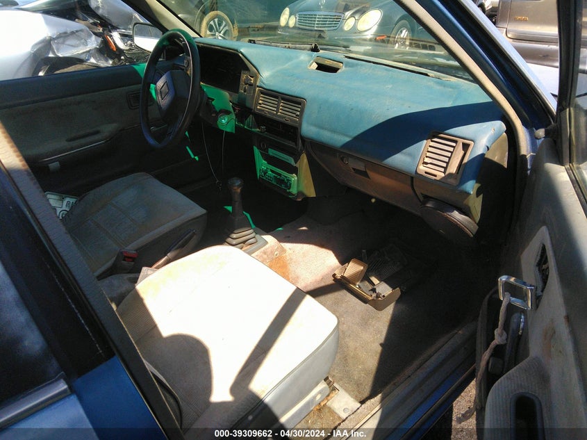 1987 Mazda 323 VIN: JM1BW622XH0500235 Lot: 39309662