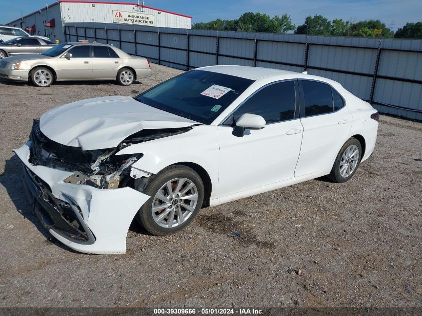 2021 Toyota Camry Le VIN: 4T1C11AKXMU444707 Lot: 39309666