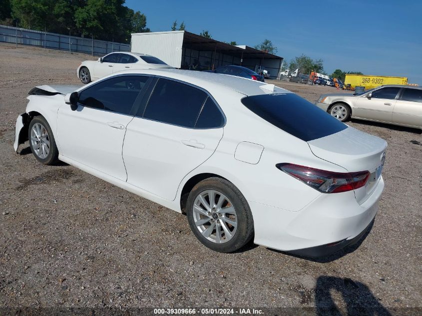 2021 Toyota Camry Le VIN: 4T1C11AKXMU444707 Lot: 39309666