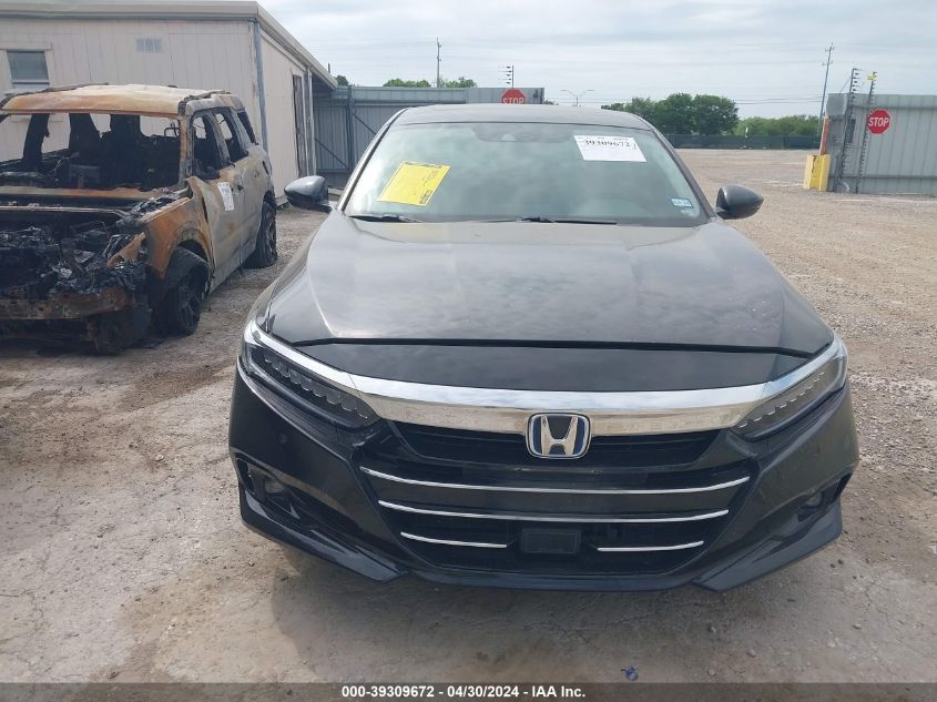 2021 Honda Accord Hybrid Ex-L VIN: 1HGCV3F53MA011756 Lot: 39309672