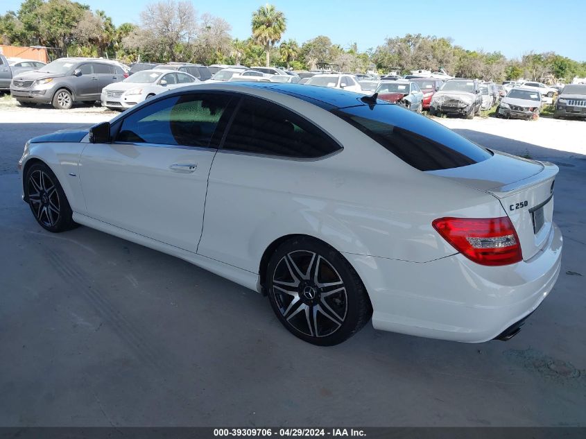 WDDGJ4HB7DG034156 | 2013 MERCEDES-BENZ C 250