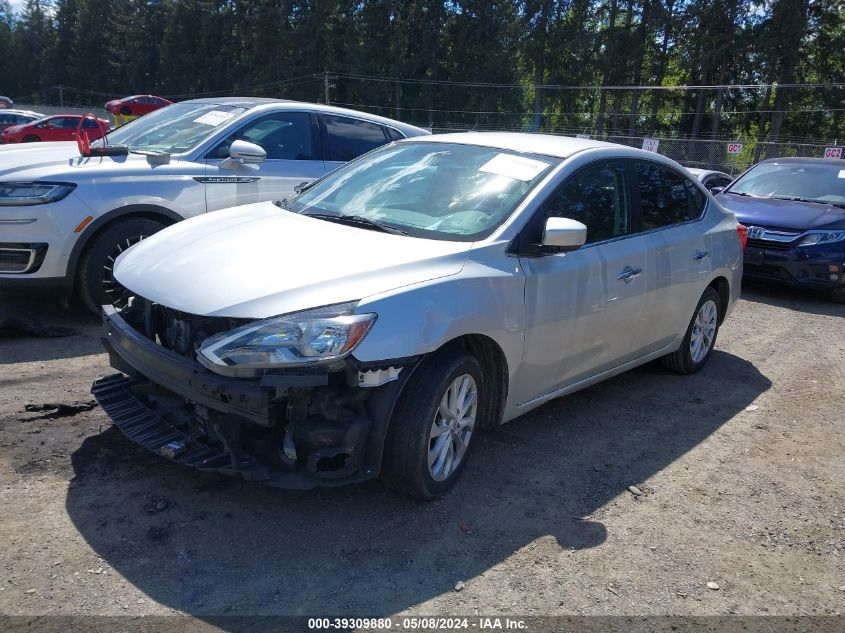 2018 Nissan Sentra Sv VIN: 3N1AB7AP1JL642589 Lot: 39309880