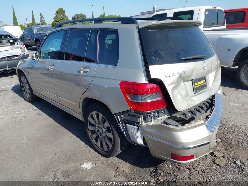 2011 Mercedes-Benz Glk 350 4Matic VIN: WDCGG8HBXBF627216 Lot: 39309913
