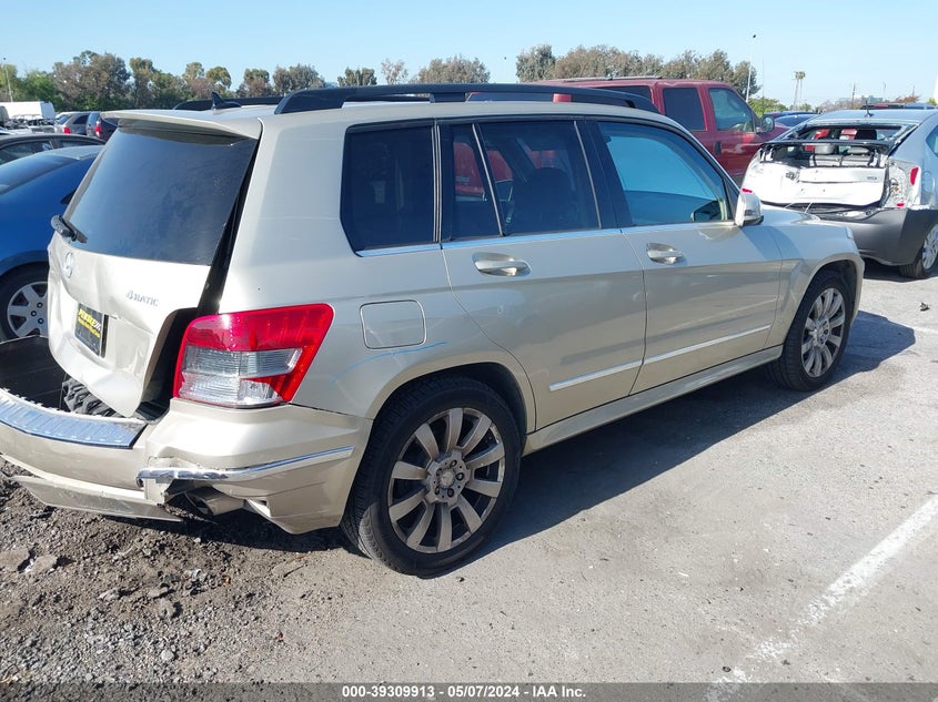 2011 Mercedes-Benz Glk 350 4Matic VIN: WDCGG8HBXBF627216 Lot: 39309913