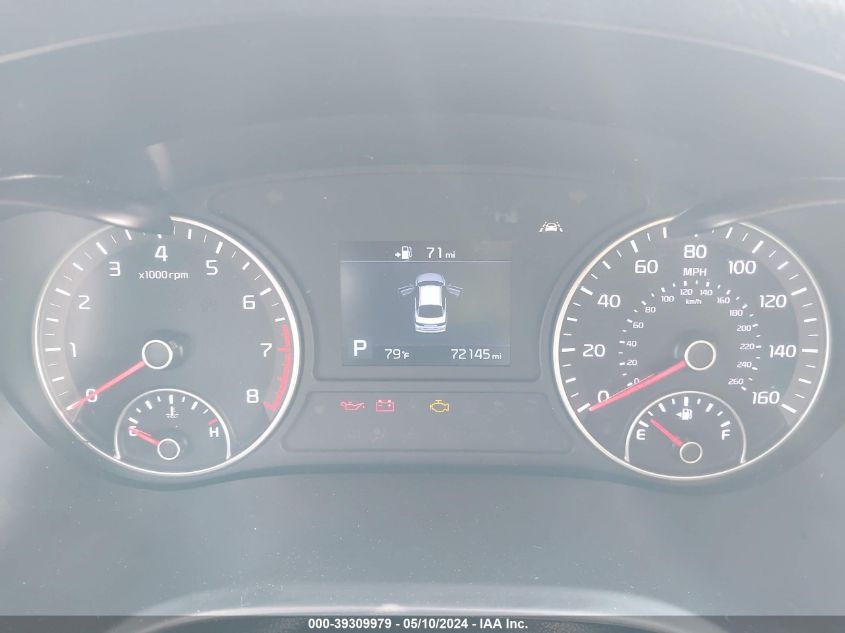 2019 Kia Optima Lx VIN: 5XXGT4L37KG350584 Lot: 39309979