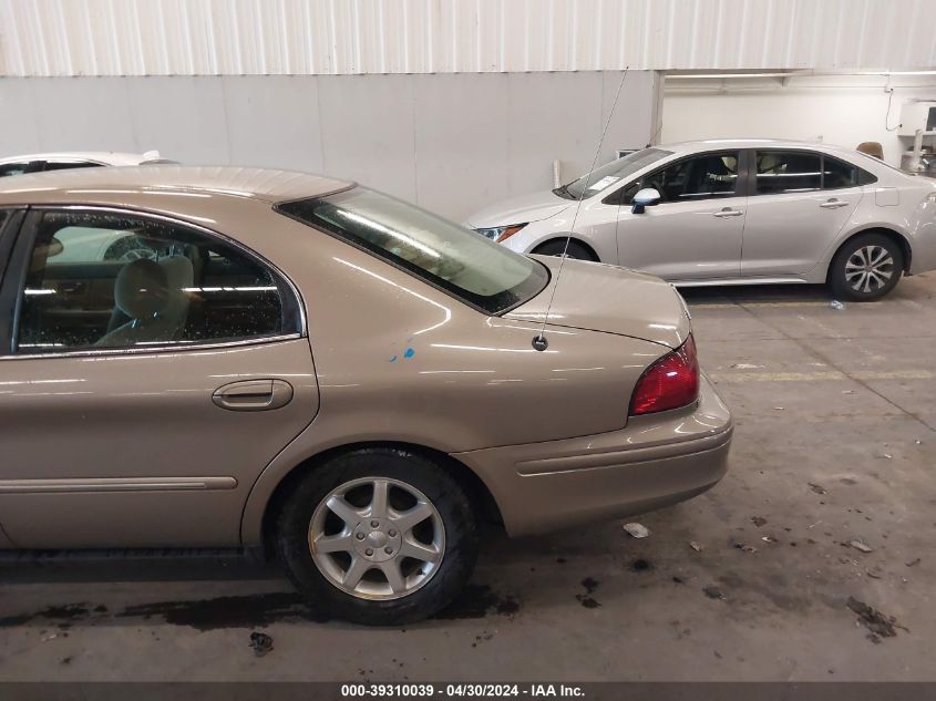 2002 Mercury Sable Gs VIN: 1MEFM50U32G640131 Lot: 39310039