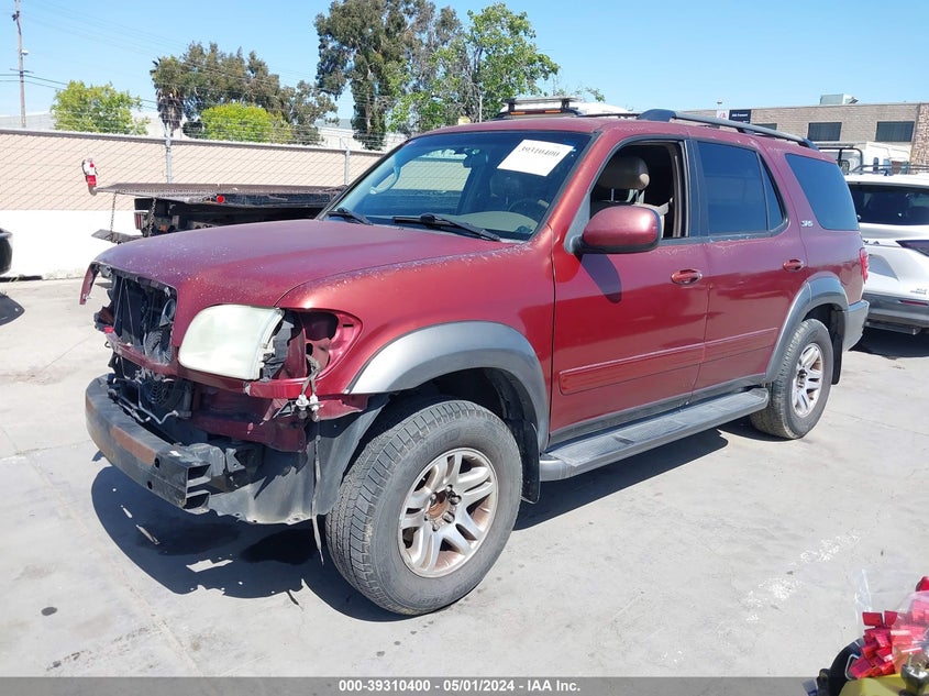2004 Toyota Sequoia Sr5 V8 VIN: 5TDZT34A14S236419 Lot: 39310400