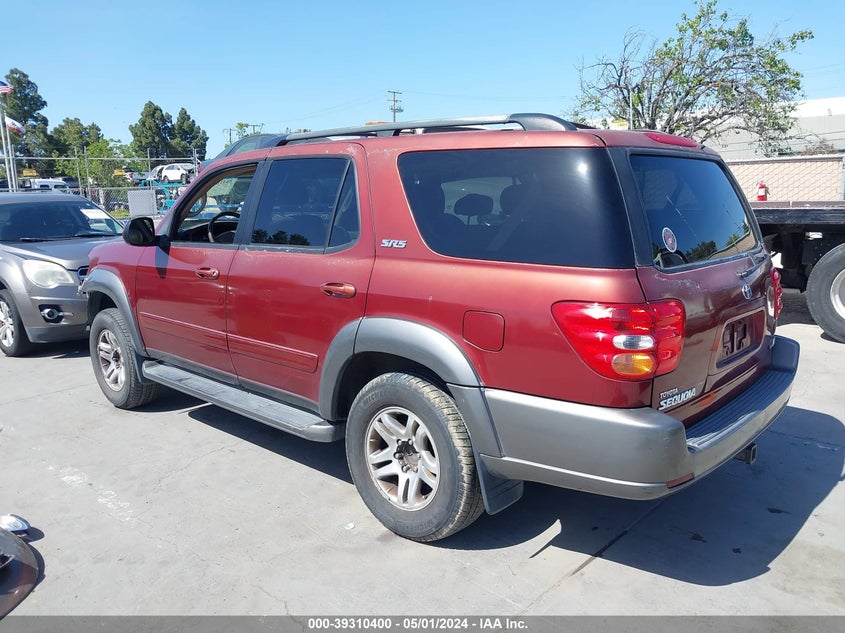 2004 Toyota Sequoia Sr5 V8 VIN: 5TDZT34A14S236419 Lot: 39310400
