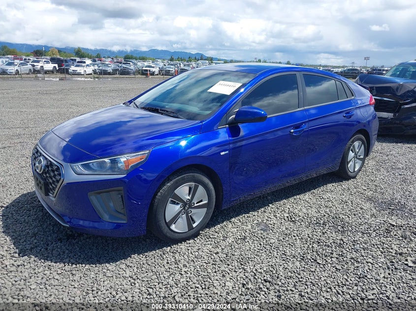 2020 Hyundai Ioniq Hybrid Blue VIN: KMHC65LC3LU233846 Lot: 39310410