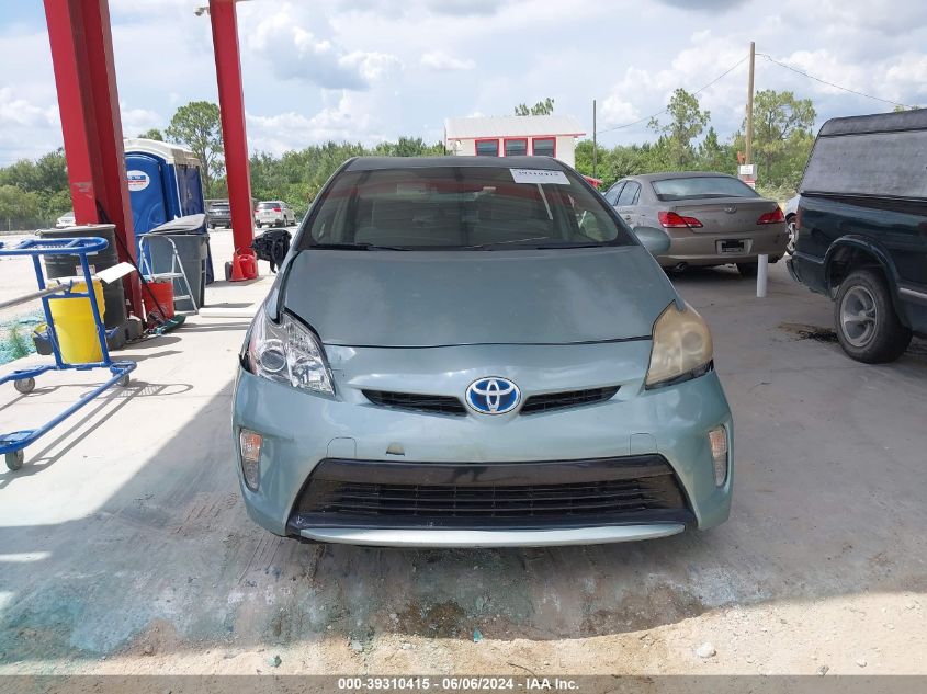 2013 Toyota Prius Two VIN: JTDKN3DU4D1711838 Lot: 39310415