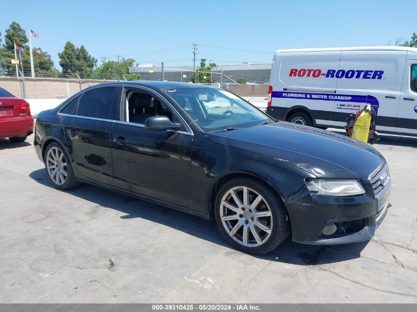 2011 Audi A4 2.0T Premium VIN: WAUEFAFL8BN056296 Lot: 39310425