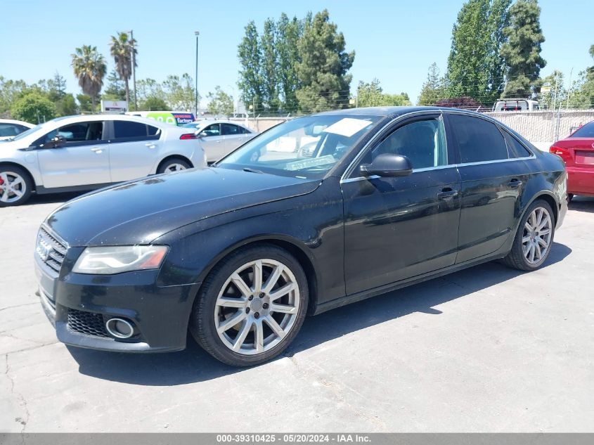 2011 Audi A4 2.0T Premium VIN: WAUEFAFL8BN056296 Lot: 39310425