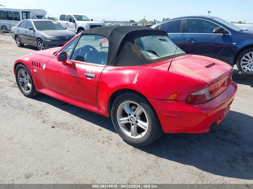 2000 BMW Z3 2.3 VIN: 4USCH9349YLG05246 Lot: 39310519