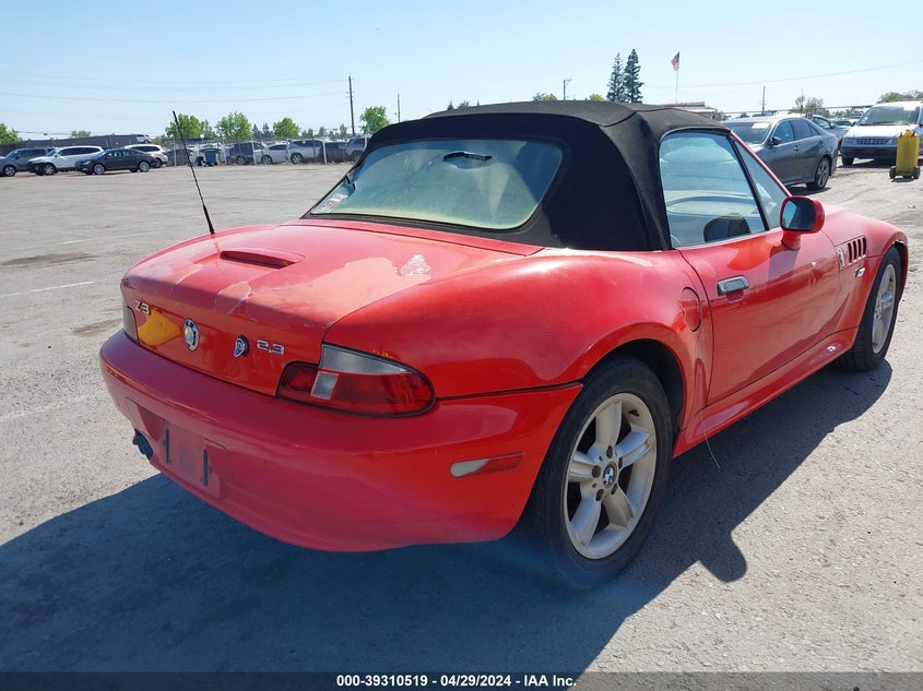 2000 BMW Z3 2.3 VIN: 4USCH9349YLG05246 Lot: 39310519