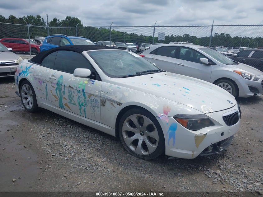 2007 BMW 650I VIN: WBAEK13537CN82842 Lot: 39310687