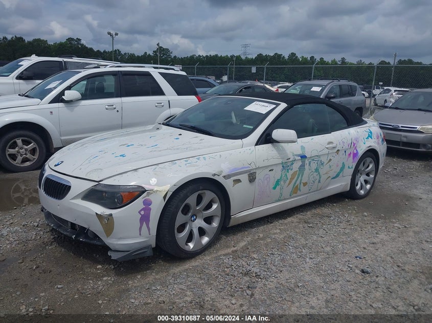 2007 BMW 650I VIN: WBAEK13537CN82842 Lot: 39310687