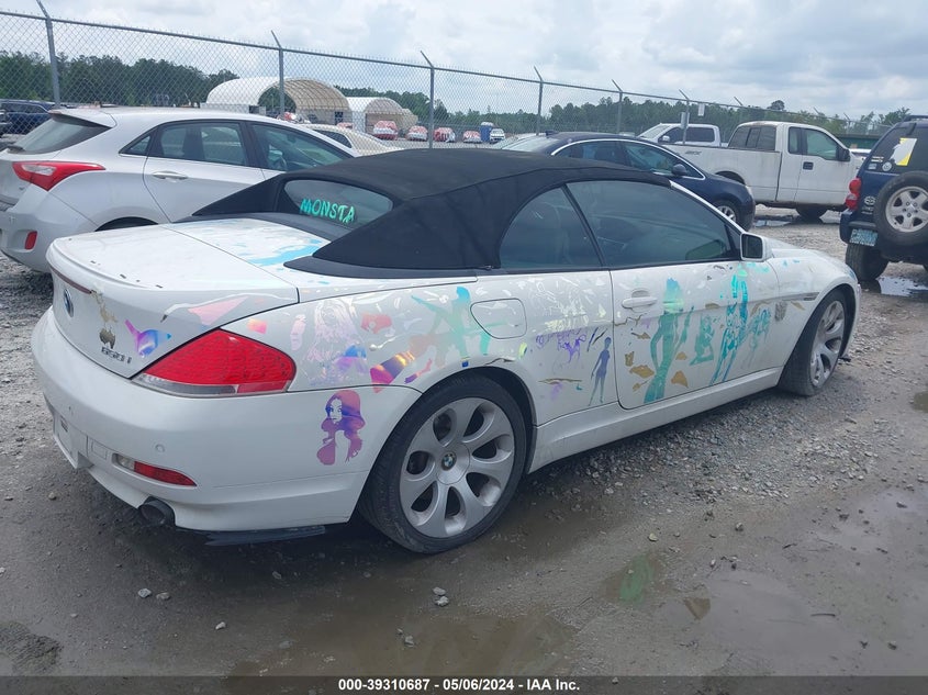 2007 BMW 650I VIN: WBAEK13537CN82842 Lot: 39310687