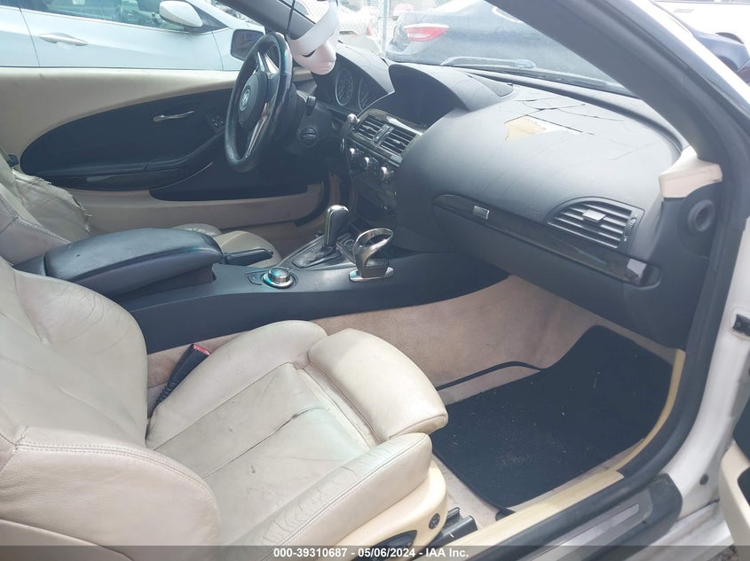 2007 BMW 650I VIN: WBAEK13537CN82842 Lot: 39310687