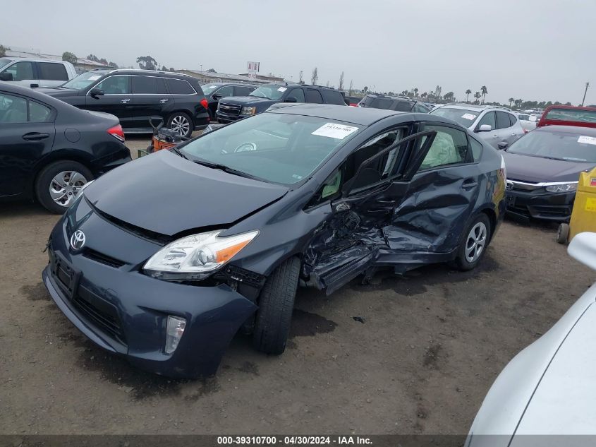 JTDKN3DU6F1876535 2015 Toyota Prius Two