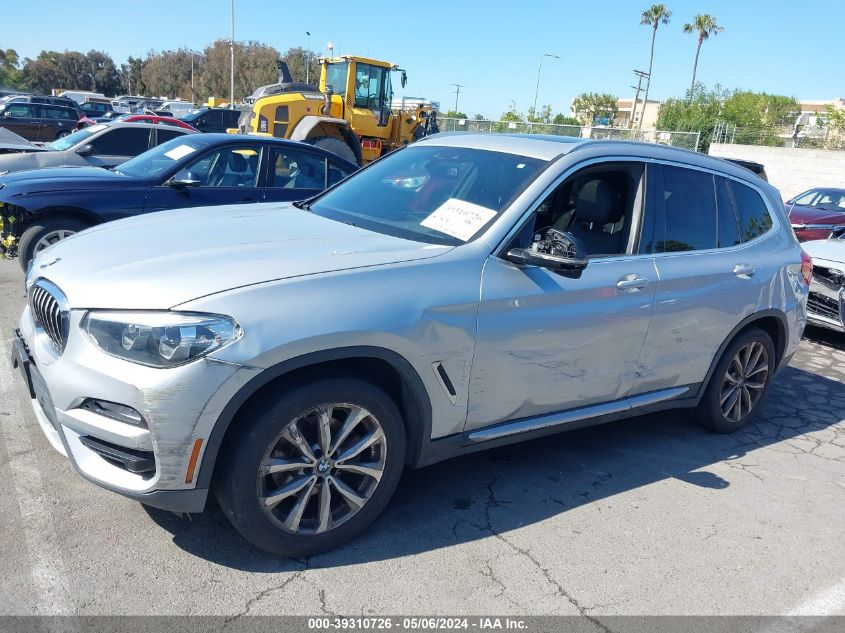 2019 BMW X3 Sdrive30I VIN: 5UXTR7C57KLF33744 Lot: 39310726