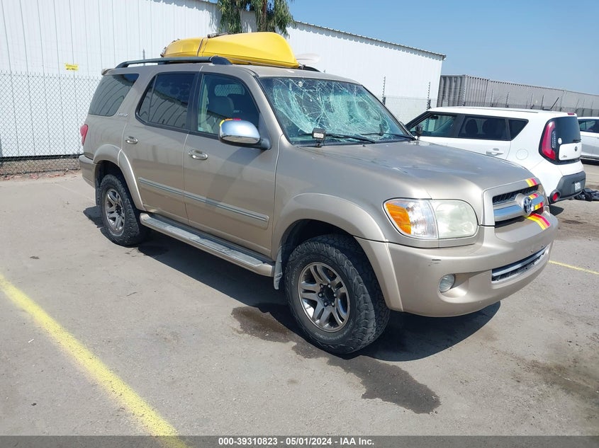 2007 Toyota Sequoia Limited V8 VIN: 5TDZT38A77S294663 Lot: 39310823