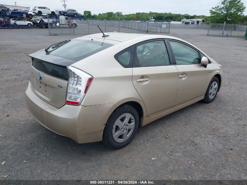 JTDKN3DU2B0291855 | 2011 TOYOTA PRIUS