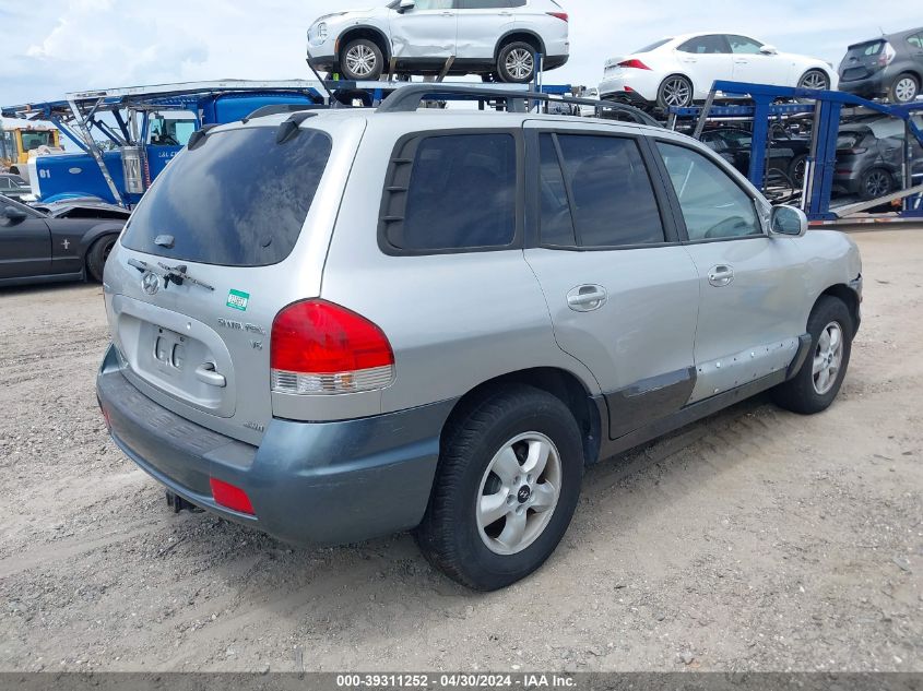 KM8SC73DX6U080282 | 2006 HYUNDAI SANTA FE